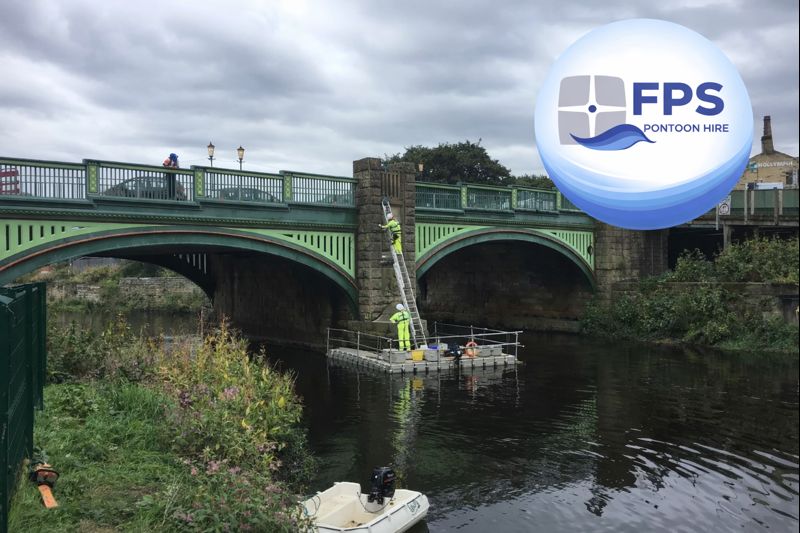 Kirkstall Bridge, Leeds – Pontoon Access for Lighting Works project image