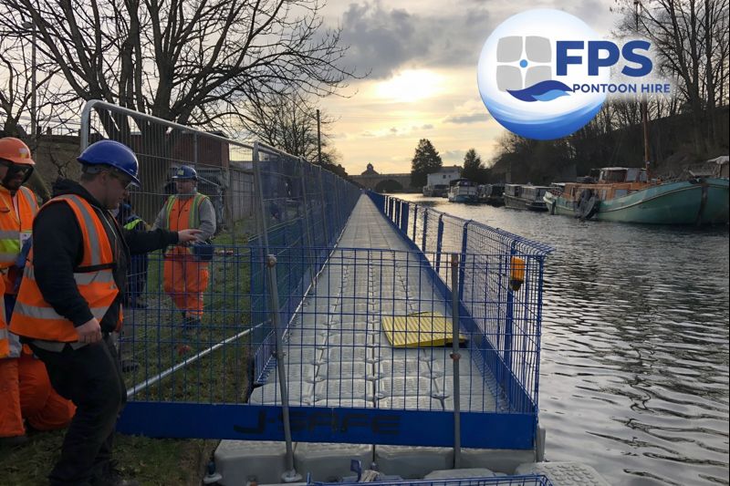 Southall Waterside – 150m Floating Towpath Walkway project image